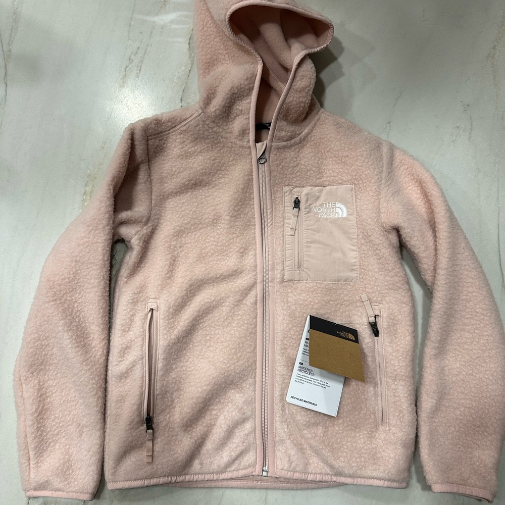 NEW The North Face Hagues Fleece Jacket Pink Small